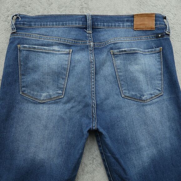 Lucky Brand Jeans Women's 10R Blue Mid-Rise Brooke Straight Denim 32" Inseam - Picture 13 of 15